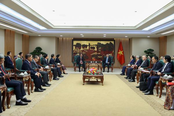 Thủ tướng Chính phủ Lê Minh Hưng tiếp Đoàn đại biểu cấp cao Ban Kiểm tra Trung ương Đảng, Thanh tra Nhà nước Lào