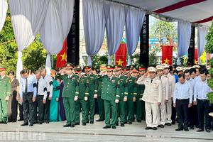 TP Cần Thơ tổ chức truy điệu, an táng 38 hài cốt liệt sĩ