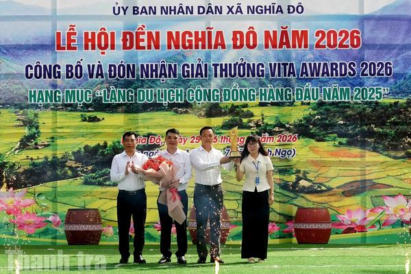 Lào Cai: Công bố "Làng du lịch cộng đồng hàng đầu" cho xã Nghĩa Đô