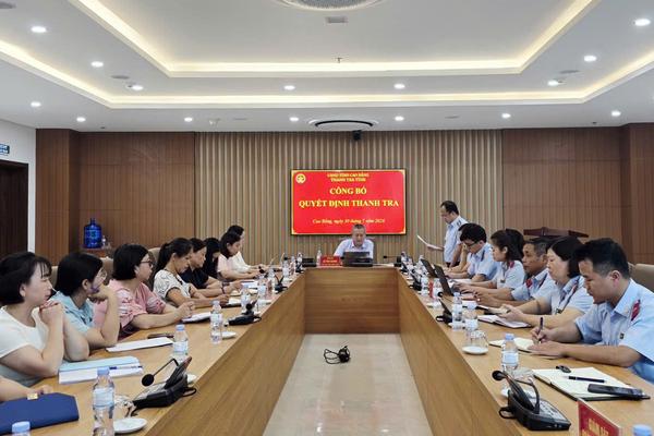 Thanh tra Cao Bằng: Kiểm tra 10 hồ sơ đất đai "ngâm" lâu nhất theo chỉ đạo của tỉnh