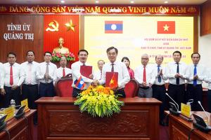 Quảng Trị – Sả-Lạ-Văn tăng cường hợp tác trong công tác tổ chức xây dựng Đảng