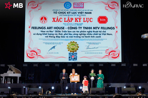 MB đồng hành cùng “Hoa và Rác” 2026, lan tỏa lối sống xanh qua nghệ thuật tái chế
