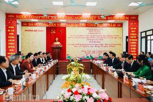 Đoàn đại biểu cấp cao Thanh tra Nhà nước Lào thăm và làm việc tại tỉnh Quảng Ninh