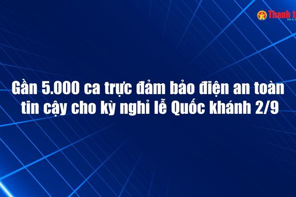 EVNSPC: Gần 5.000 ca trực đảm bảo điện an toàn, tin cậy cho kỳ nghỉ lễ Quốc khánh 2/9