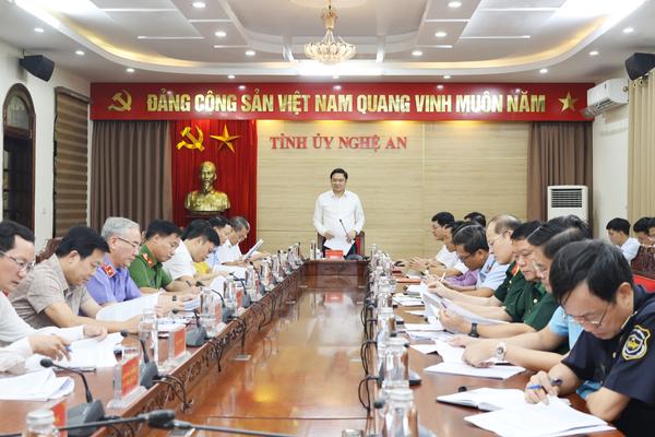 Nghệ An tăng cường phòng ngừa, đấu tranh với tội phạm và xử lý các vấn đề nổi lên từ cơ sở