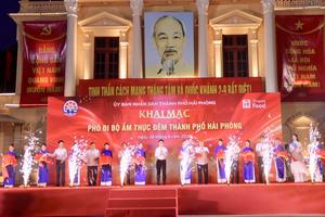 Hải Phòng khai mạc phố đi bộ, phát triển kinh tế đêm tại khu vực trung tâm