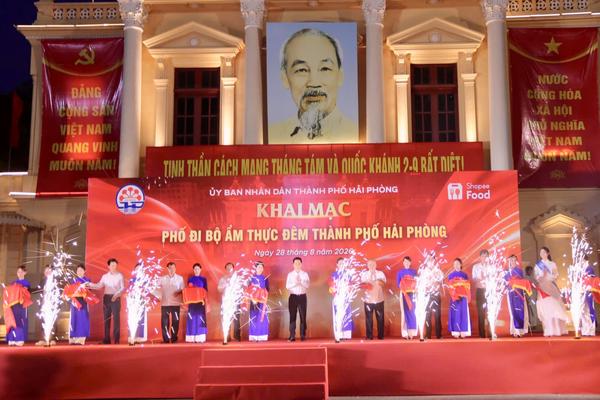 Hải Phòng khai mạc phố đi bộ, phát triển kinh tế đêm tại khu vực trung tâm