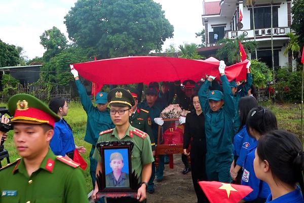 Quảng Trị: Đón liệt sĩ Nguyễn Quốc Hội trở về đất mẹ sau hơn nửa thế kỷ kiếm tìm