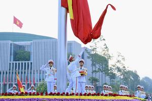 Thiêng liêng Lễ Thượng cờ mừng 81 năm Quốc khánh