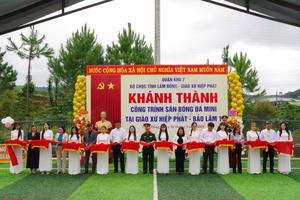 Lâm Đồng: Khánh thành công trình thể dục thể thao tại Giáo xứ Hiệp Phát đúng dịp Quốc khánh 2/9