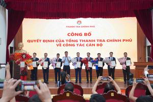 Thanh tra Chính phủ tiếp nhận 9 sĩ quan Công an nhân dân biệt phái