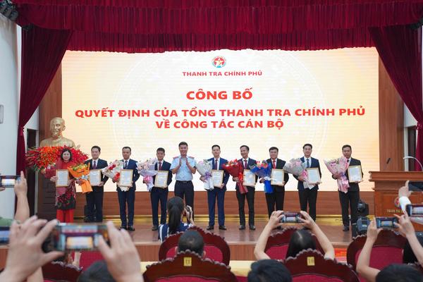 Thanh tra Chính phủ tiếp nhận 9 sĩ quan Công an nhân dân biệt phái