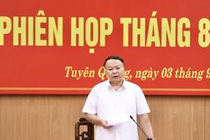 Chủ tịch UBND tỉnh Tuyên Quang: Xem xét, đánh giá kỹ việc bố trí cán bộ trường học sau sáp nhập