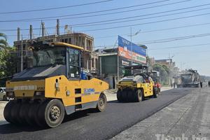 Thanh Hóa: Đại lộ Lê Lợi kéo dài “chạy nước rút” trước ngày thông xe