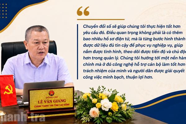 Thanh tra tỉnh Cao Bằng: Đổi mới tiếp công dân từ trách nhiệm đến chuyển đổi số