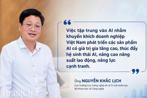 Việt Nam đặt mục tiêu nâng năng suất lao động 10-15% trong các ngành ứng dụng AI