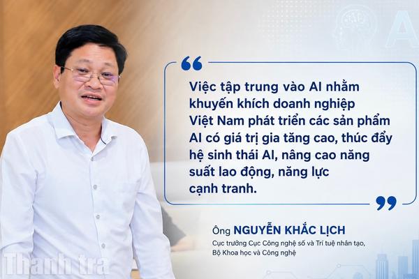 Việt Nam đặt mục tiêu nâng năng suất lao động 10-15% trong các ngành ứng dụng AI