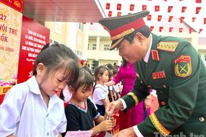 Hơn 3.400 học sinh vùng biên Đắk Lắk khai giảng trong những ngôi trường mới