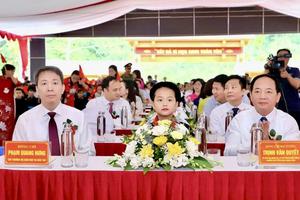 Trưởng Ban Tuyên giáo Trung ương Trịnh Văn Quyết dự lễ khai giảng tại Tuyên Quang