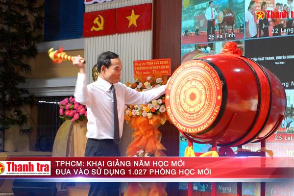 TPHCM: Khai giảng năm học mới, đưa vào sử dụng 1.027 phòng học mới