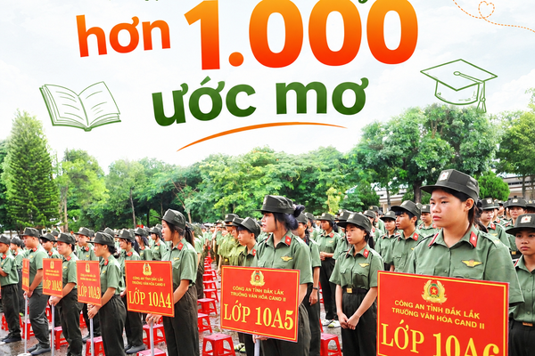 Khai giảng đầu tiên tại ngôi trường chắp cánh ước mơ cho hơn 1.000 học sinh