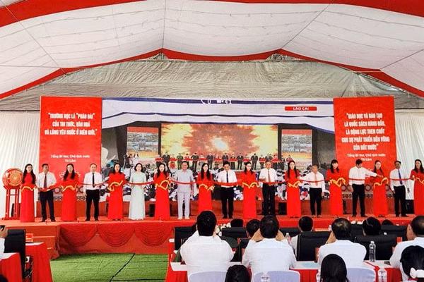 An Giang: Khánh thành 3 trường nội trú vùng biên trong ngày khai giảng