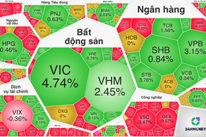 VN-Index tăng gần 21 điểm, cổ phiếu trụ "gánh" thị trường tuần qua