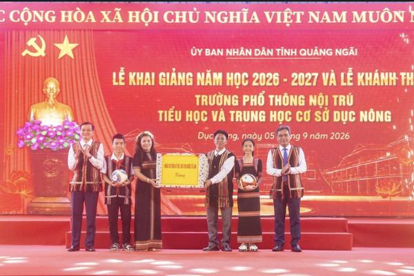 Hơn 872 tỷ đồng và cuộc chạy đua đưa 4 trường vùng biên Quảng Ngãi vào năm học mới