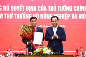 Thủ tướng Chính phủ điều động, bổ nhiệm ông Lê Trọng Yên làm Thứ trưởng Bộ Nông nghiệp và Môi trường