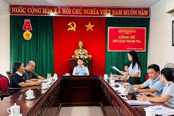 Thanh tra TP Huế: Yêu cầu 5 doanh nghiệp dược nộp ngân sách hơn 801 triệu đồng thuế TNDN