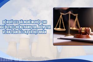 Đề xuất ưu đãi nghề nghiệp cho người thực hiện thanh tra, kiểm tra về an toàn bức xạ và hạt nhân