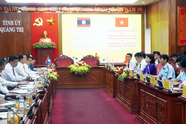 Quảng Trị – Sạ-vẳn-na-khệt tăng cường hợp tác trong công tác kiểm tra, thanh tra