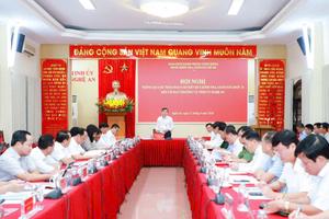 Nghệ An tiếp tục nâng cao chất lượng công tác cán bộ sau kiểm tra, giám sát