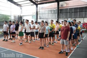 Sôi nổi giải Pickleball giao lưu liên cơ quan năm 2026