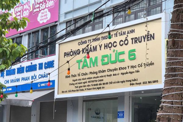 Nghệ An: Phòng khám Tâm Đức 6 bị phạt 152 triệu đồng, đình chỉ 12 tháng
