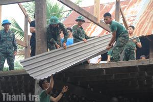 Bộ đội giúp 207 hộ dân Gia Lai dựng nhà, mở lối thoát vùng lũ