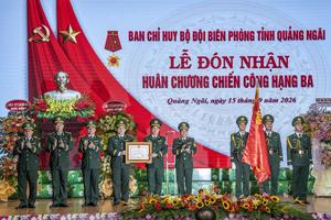 Liên tiếp triệt phá đường dây ma túy, vật liệu nổ, Bộ đội Biên phòng Quảng Ngãi nhận Huân chương Chiến công hạng Ba