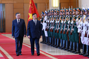 Tổng Bí thư, Chủ tịch nước Tô Lâm chủ trì Lễ đón chính thức Nhà vua Vương quốc Thái Lan và Hoàng hậu
