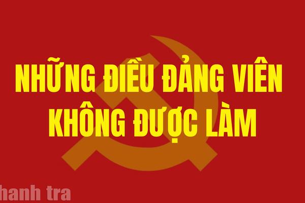 Quán triệt những điều đảng viên không được làm tại Đảng bộ Thanh tra Chính phủ