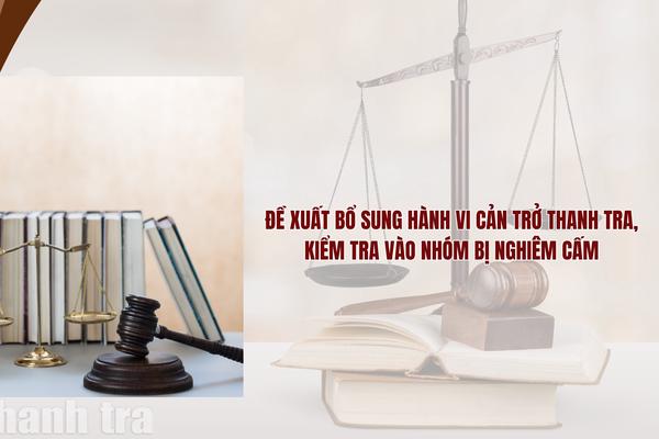 Đề xuất bổ sung hành vi cản trở thanh tra, kiểm tra vào nhóm bị nghiêm cấm