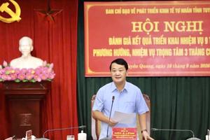Bí thư Tỉnh ủy Tuyên Quang: Đánh giá kết quả thực hiện Nghị quyết 68 gắn với trách nhiệm người đứng đầu