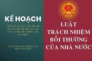 Triển khai thi hành Luật sửa đổi, bổ sung một số điều của Luật Trách nhiệm bồi thường của Nhà nước