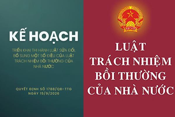 Triển khai thi hành Luật sửa đổi, bổ sung một số điều của Luật Trách nhiệm bồi thường của Nhà nước