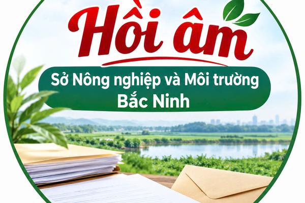 Hồi âm từ Sở Nông nghiệp và Môi trường tỉnh Bắc Ninh