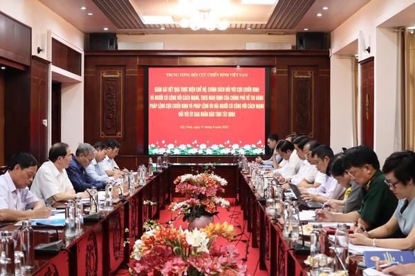 Giám sát việc thực hiện chính sách đối với cựu chiến binh và người có công với cách mạng tại Tây Ninh