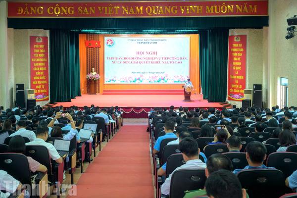Điện Biên tập huấn nghiệp vụ tiếp công dân, xử lý đơn, giải quyết khiếu nại tố cáo cho cán bộ cơ sở