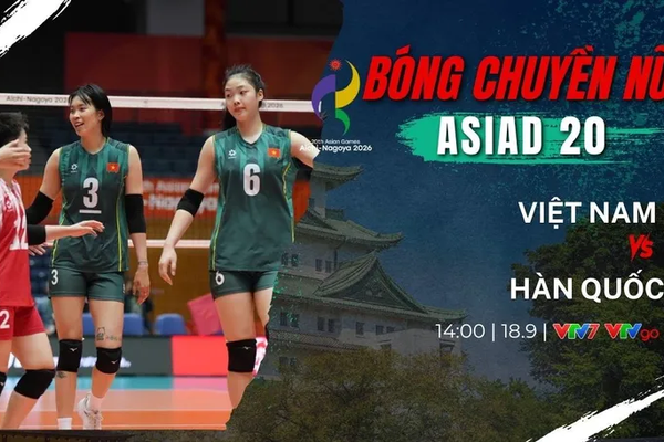 Lịch trực tiếp ASIAD 20 hôm nay 18/9 trên VTV: U23 Việt Nam gặp Philippines, ĐT bóng chuyền nữ Việt Nam gặp Hàn Quốc