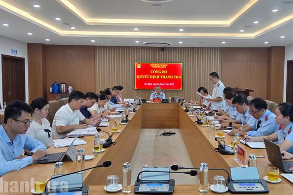 Cao Bằng: Công bố quyết định thanh tra Dự án nâng cấp, xây dựng mới Trường Trung cấp nghề