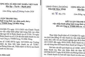 3 doanh nghiệp chăn nuôi ở Lâm Đồng để phát tán mùi hôi ra môi trường