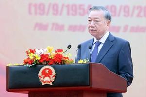 Phát biểu của Tổng Bí thư, Chủ tịch nước tại Lễ kỷ niệm Ngày Bác Hồ về thăm Đền Hùng